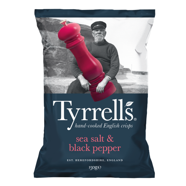 TYRRELL’S SEA SALT & BLACK PEPPER