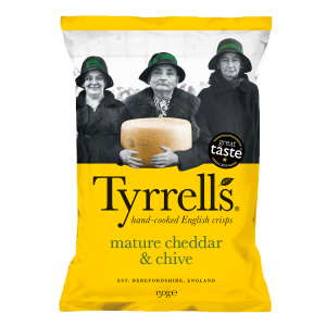 TYRRELL’S MATURE CHEDDAR & CHIVES